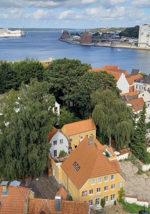 Blick auf flensburg
